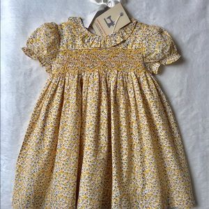 SOLD Charlotte smocked dress
